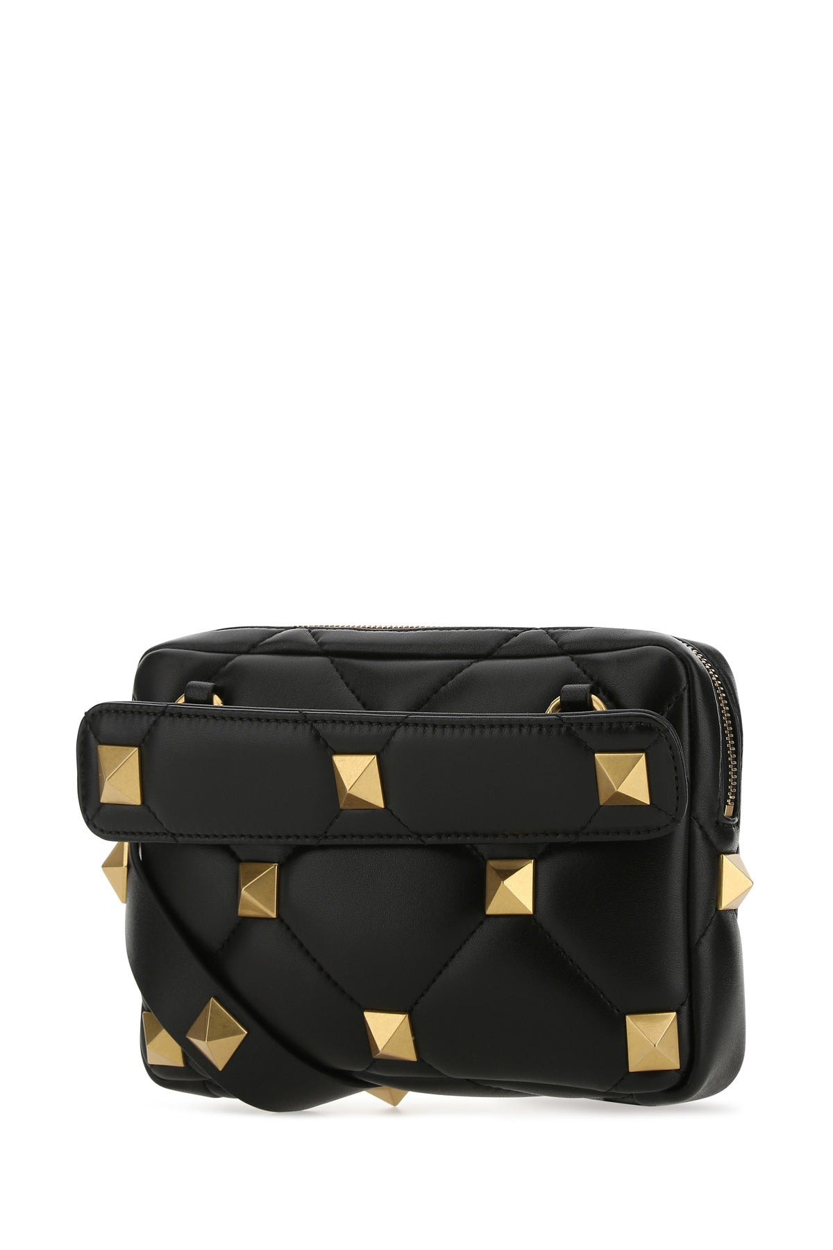 Black nappa leather Roman Stud handbag - 2
