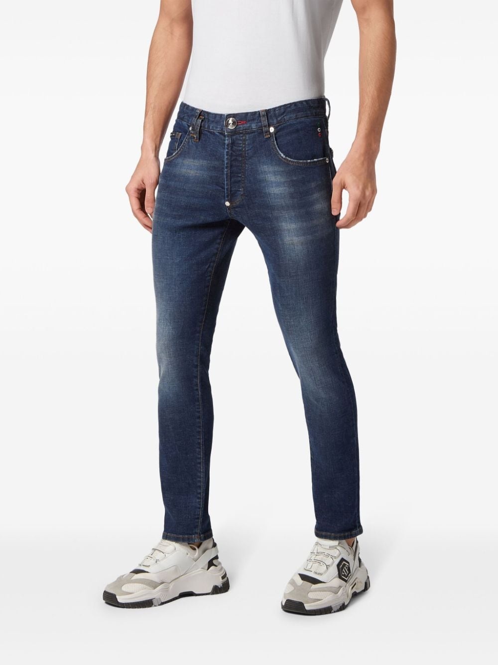 low-rise straight-leg jeans - 3