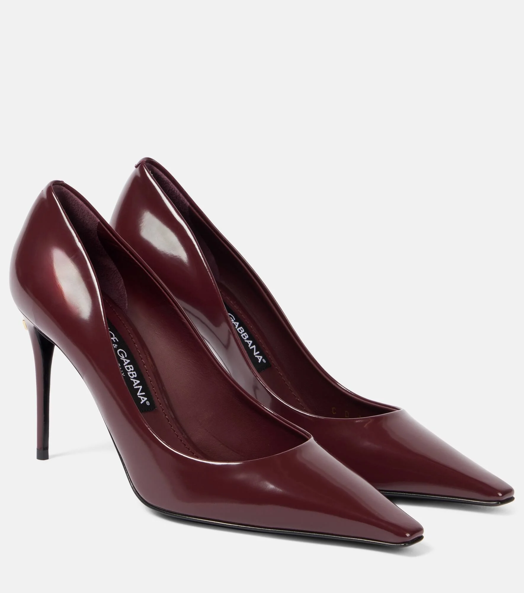 Cardinale 90 polished leather pumps - 1