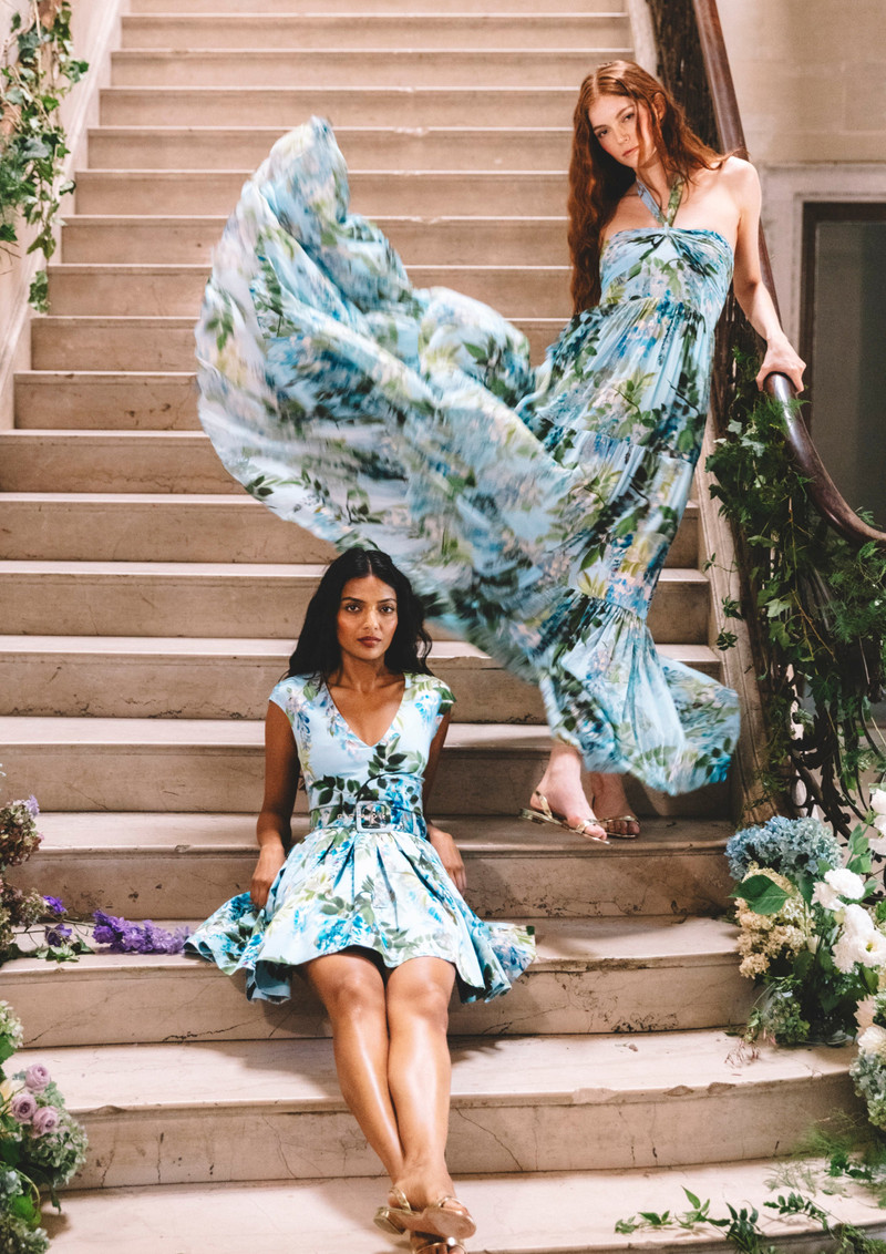 Rosalia Dress Ethereal Ease—Sculpted Shoulders and a Cinched Waist for Effortless Femininity 4