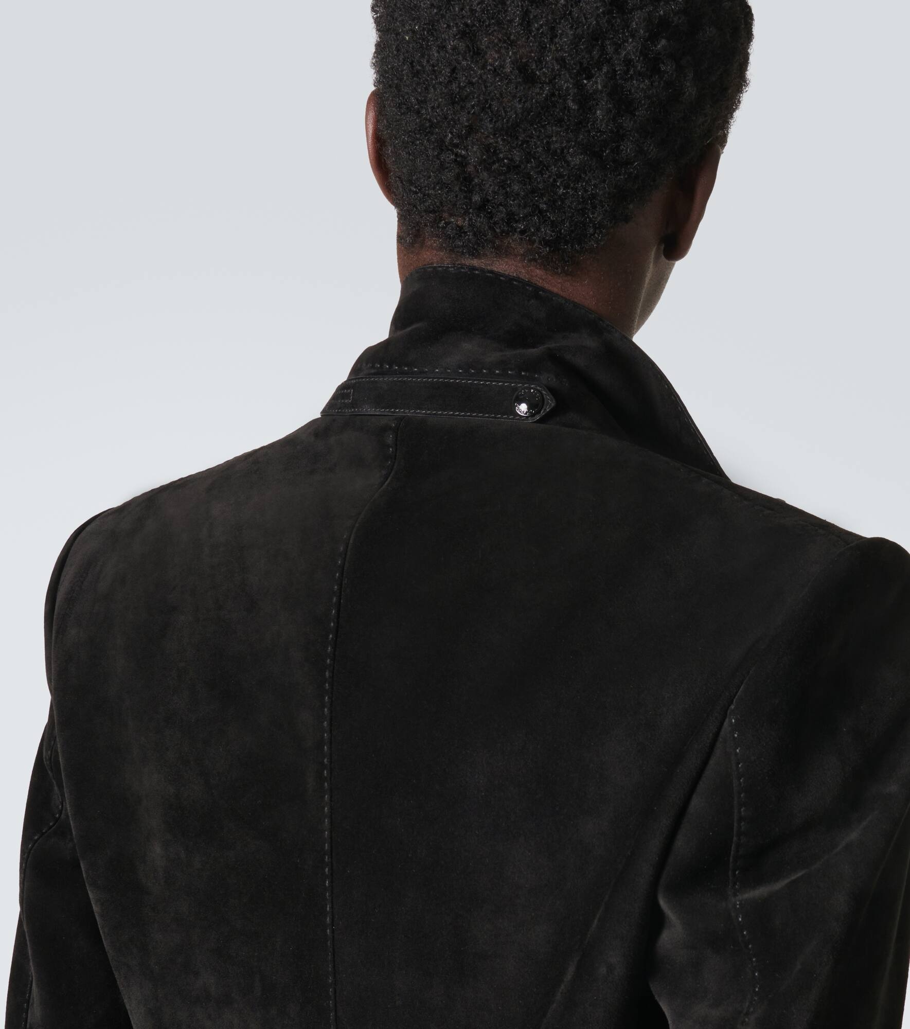 Suede blazer - 6
