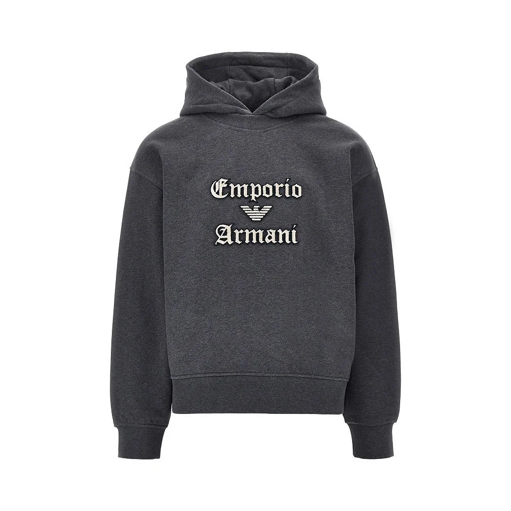 SOFT TOUCH LOGO EMBROIDERY HOODIE - 1