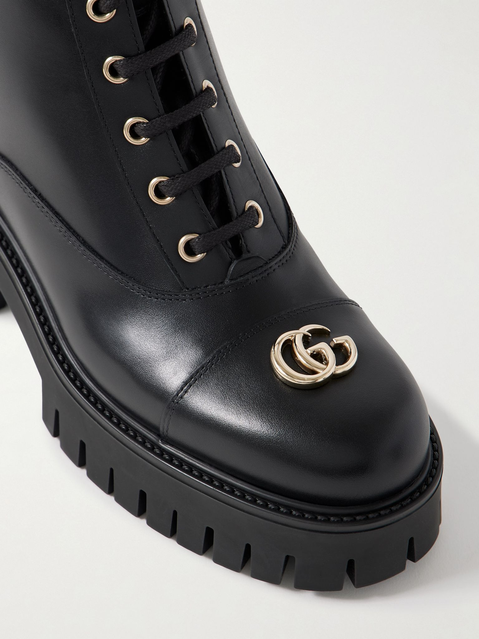 New Marmont embellished leather ankle boots Black - 4