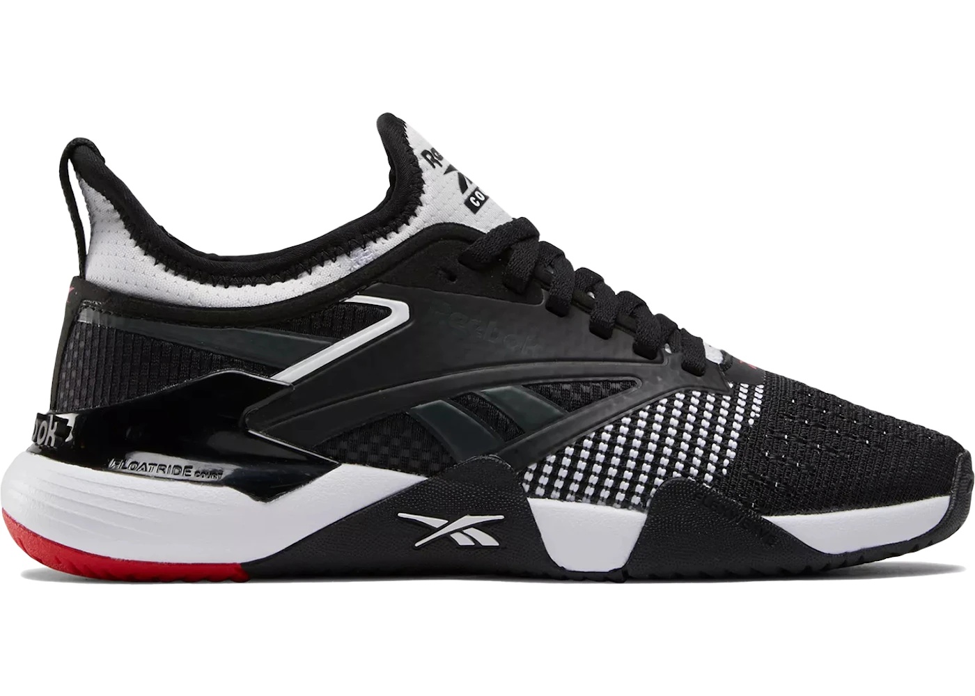 Reebok Nano Court Black White Vector Red (Women's) - 1