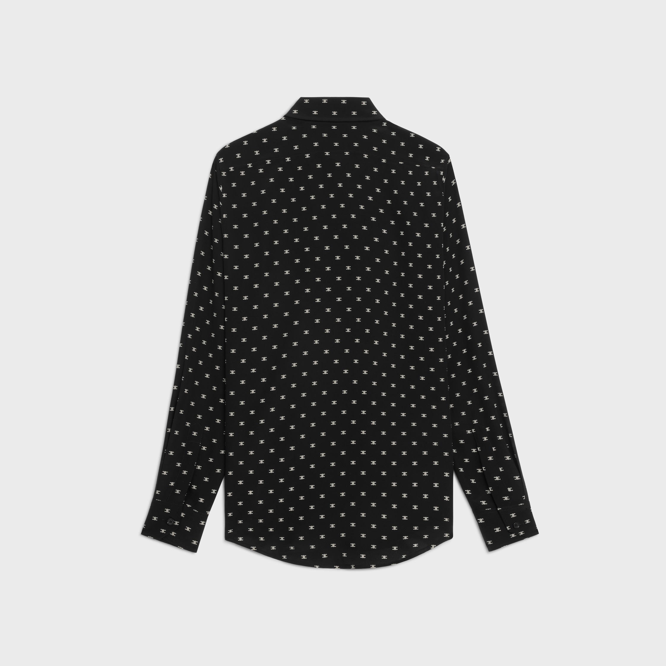 loose shirt in printed viscose - 2