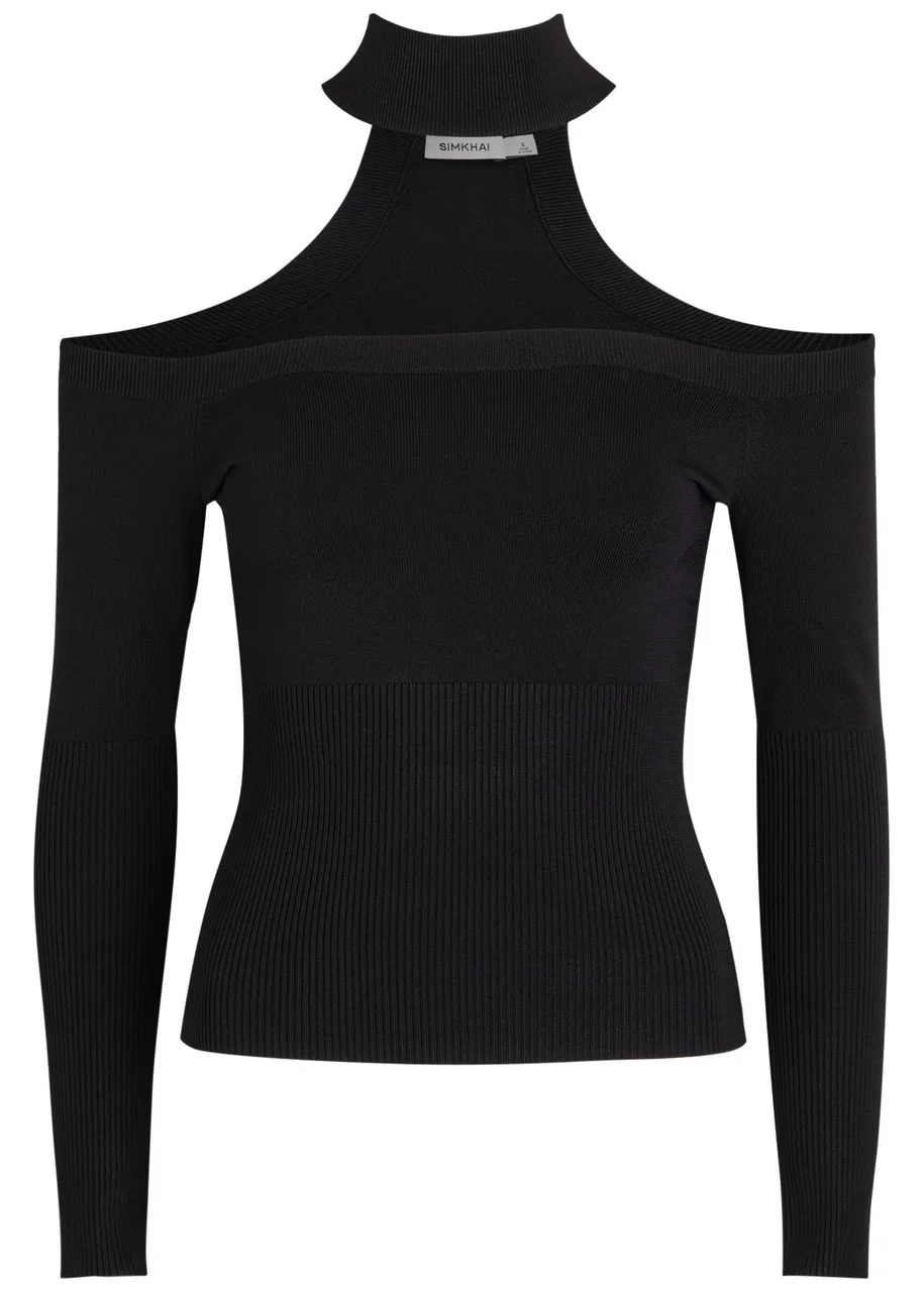 Simkhai Lila Choker-effect Knit top - 1