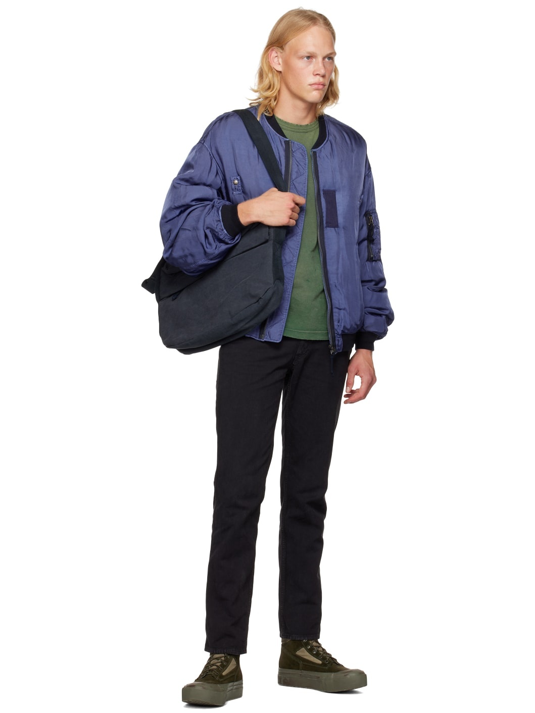 visvim THORSON DOWN JKT BLUE | REVERSIBLE