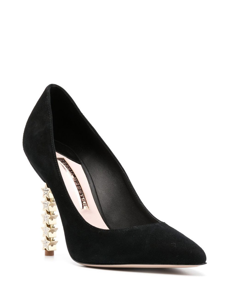 SOPHIA WEBSTER 110mm Jasmine suede pumps outlook