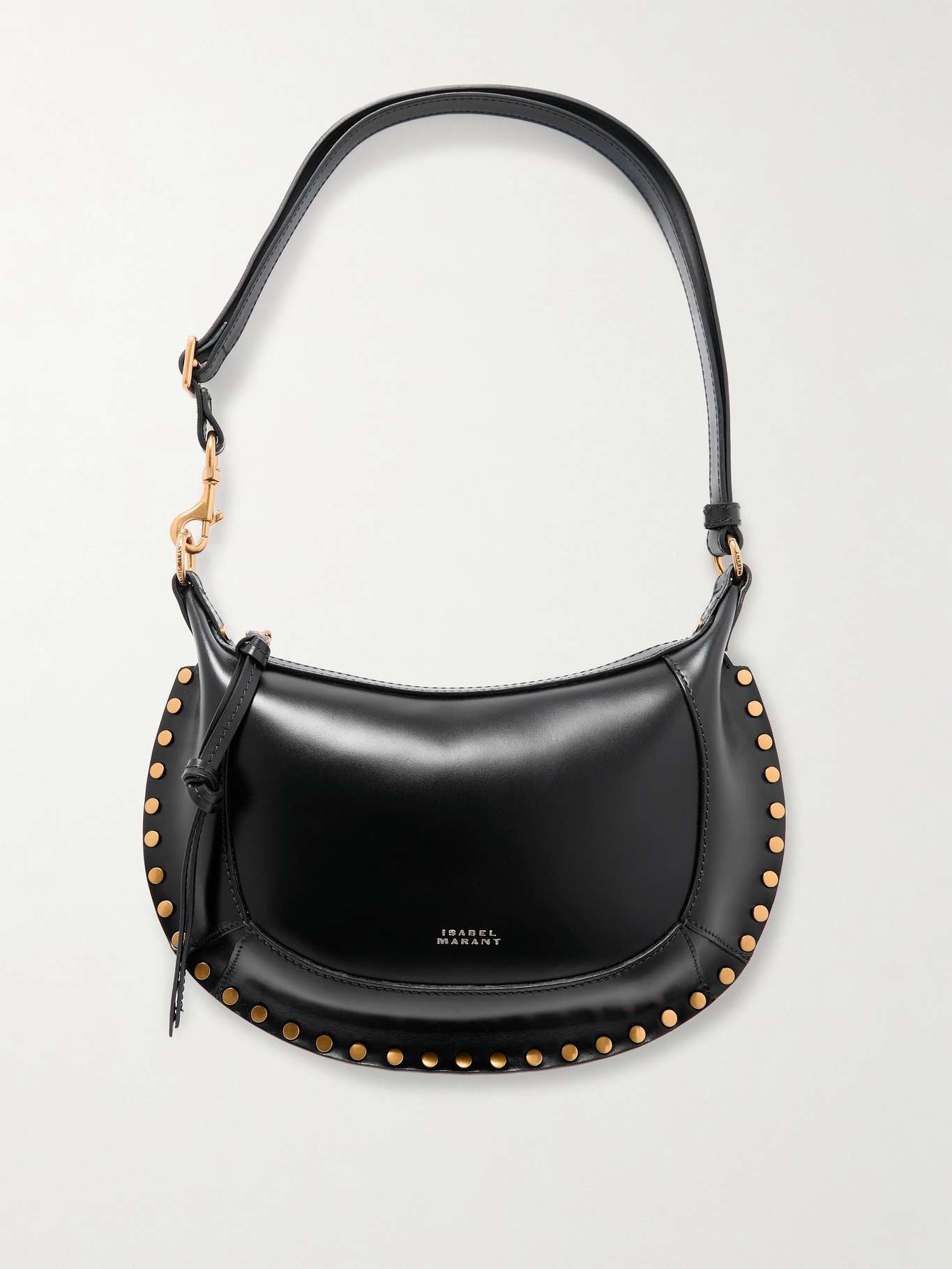 Oskan Moon studded leather shoulder bag - 1