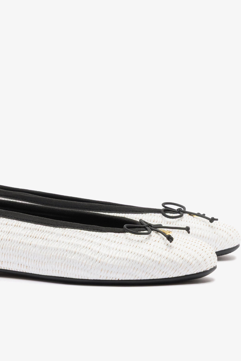 Pavlova Ballet Flat White Raffia 4