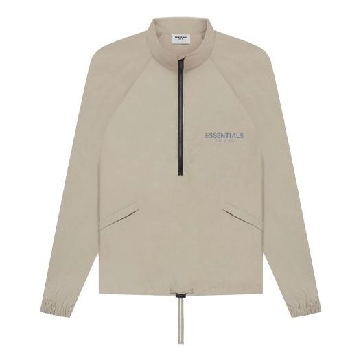 Fear of God Essentials SS21 Half Zip Track Jacket Moss FOG-SS21-642 - 1