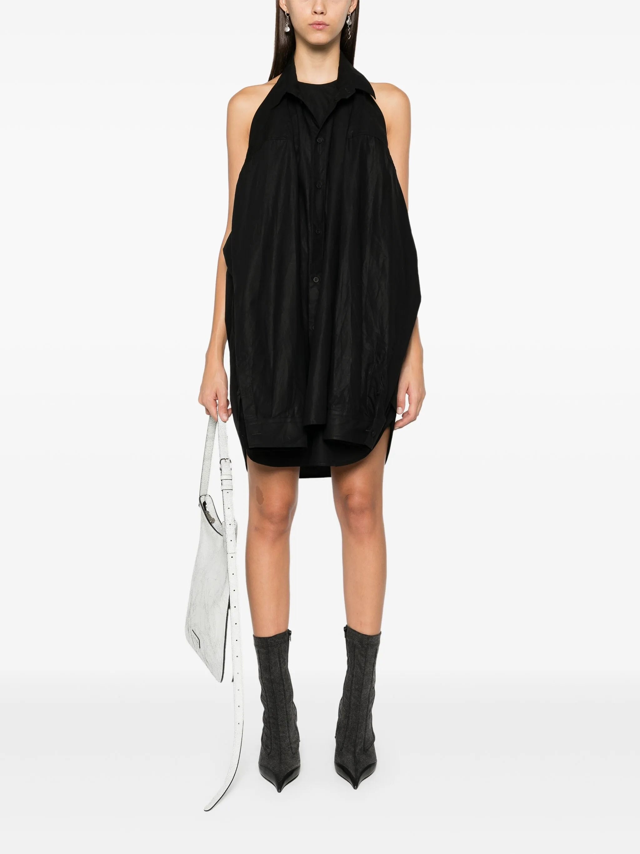 Suspended Shirt Dress - 5