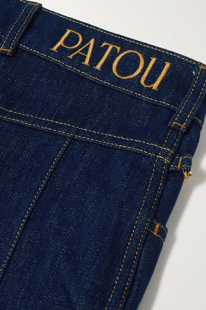 Cropped high-rise straight-leg jeans 6