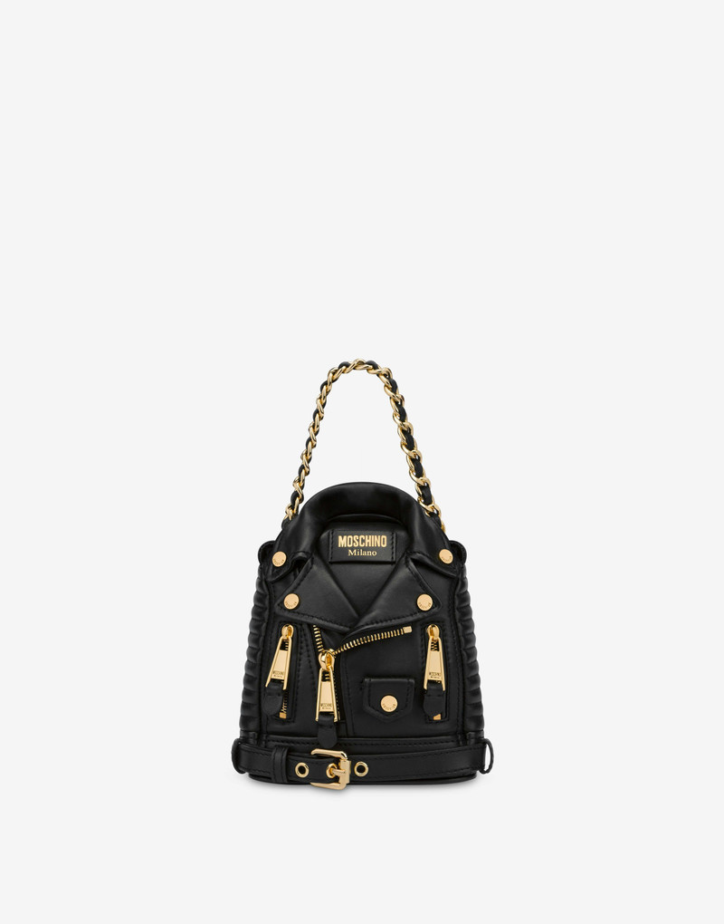 MINI NAPPA LEATHER BIKER BACKPACK 1