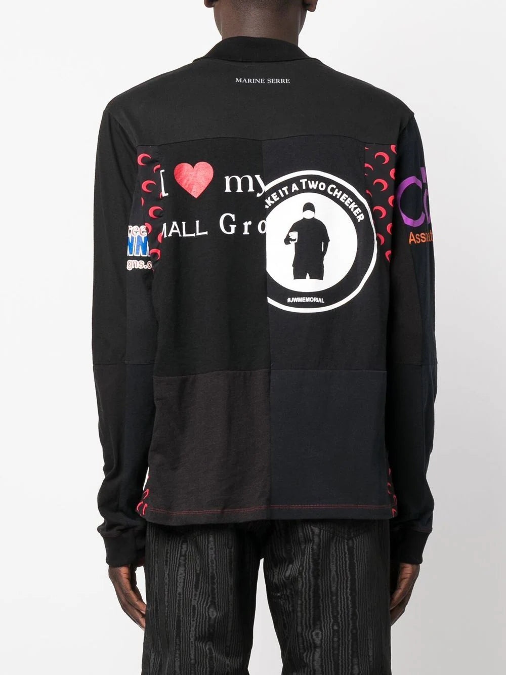 GRAPHIC-PRINT LONG-SLEEVE POLO SHIRT - 3