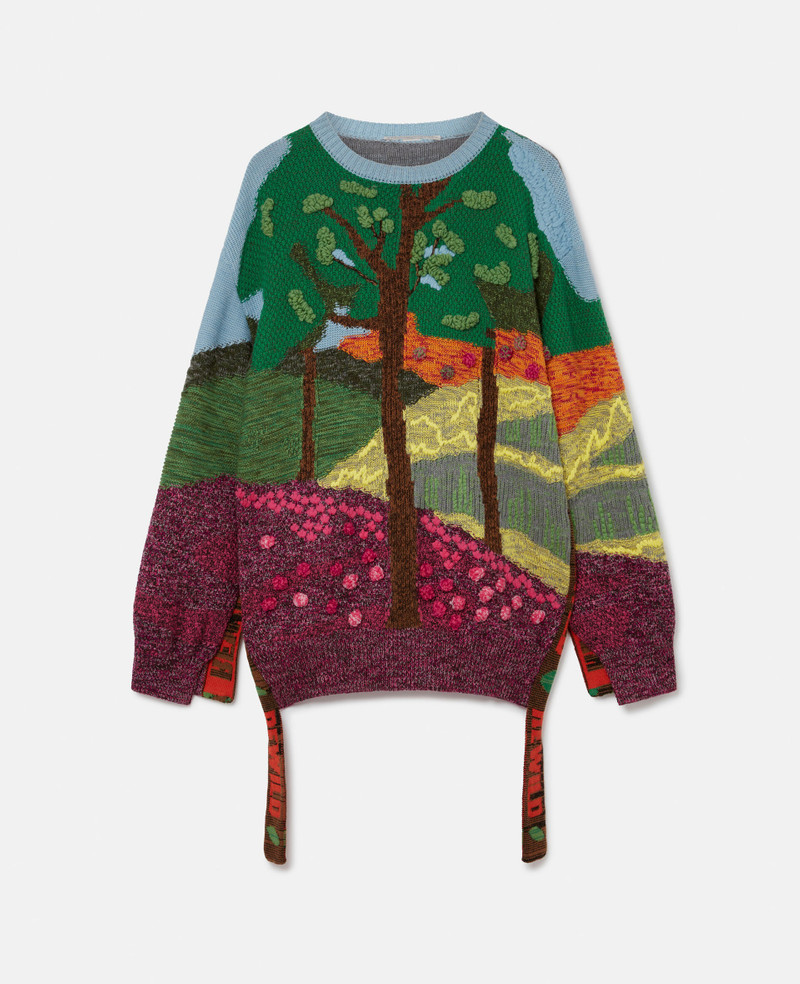 'Tree of Life' Jacquard Knit Jumper 1