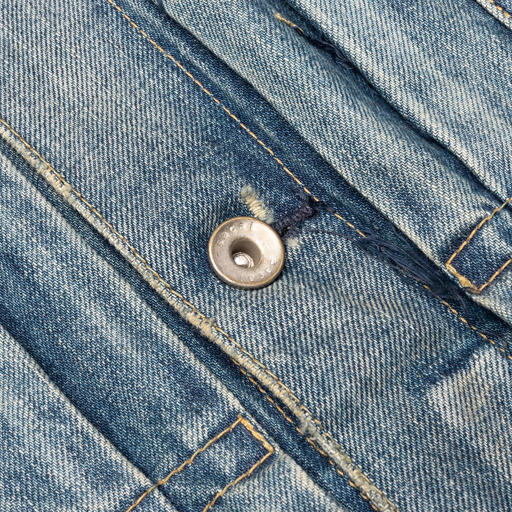 SACAI GONZ DENIM JACKET - LIGHT BLUE - 6