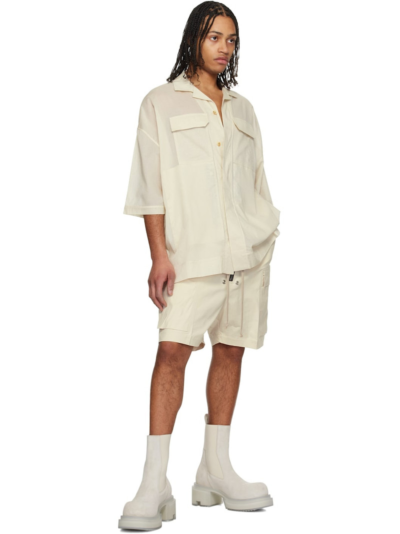 Rick Owens Off-White Hollywood Cargobela Shorts outlook