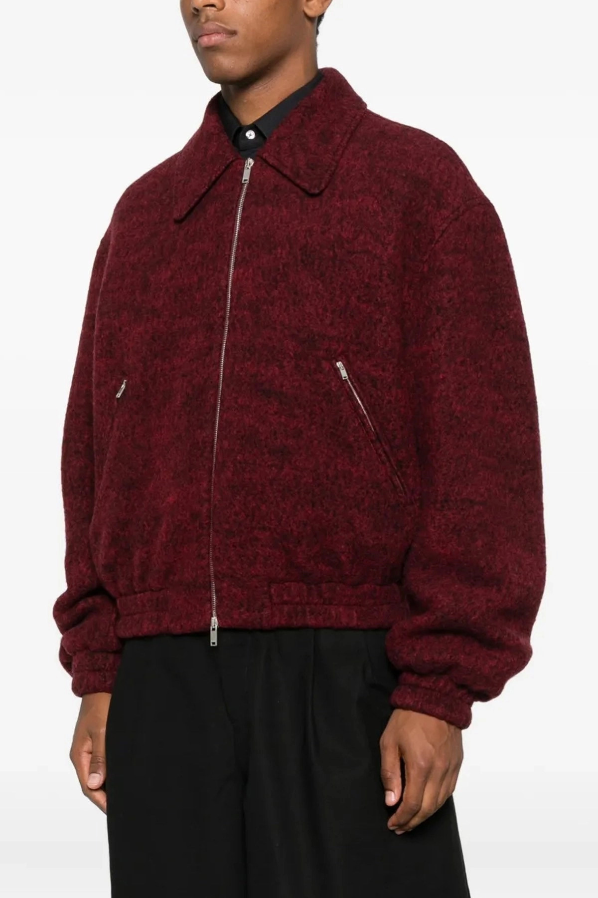 Mélange wool bomber jacket - 2