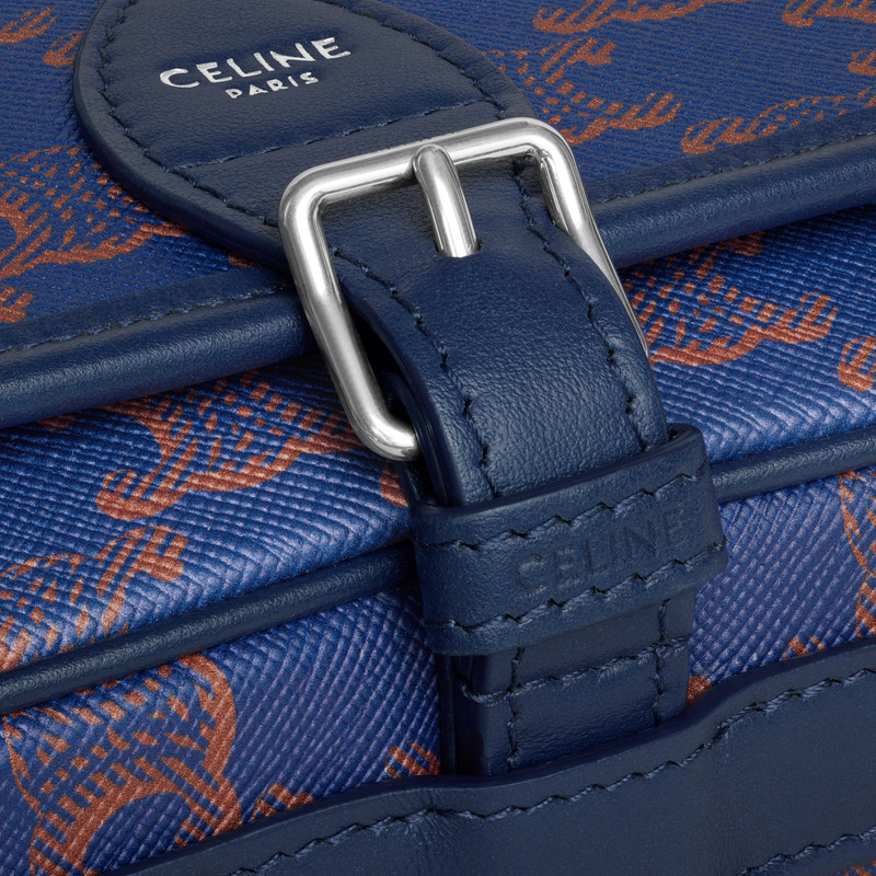 SMALL FOLCO MESSENGER IN Triomphe Canvas and calfskin 5