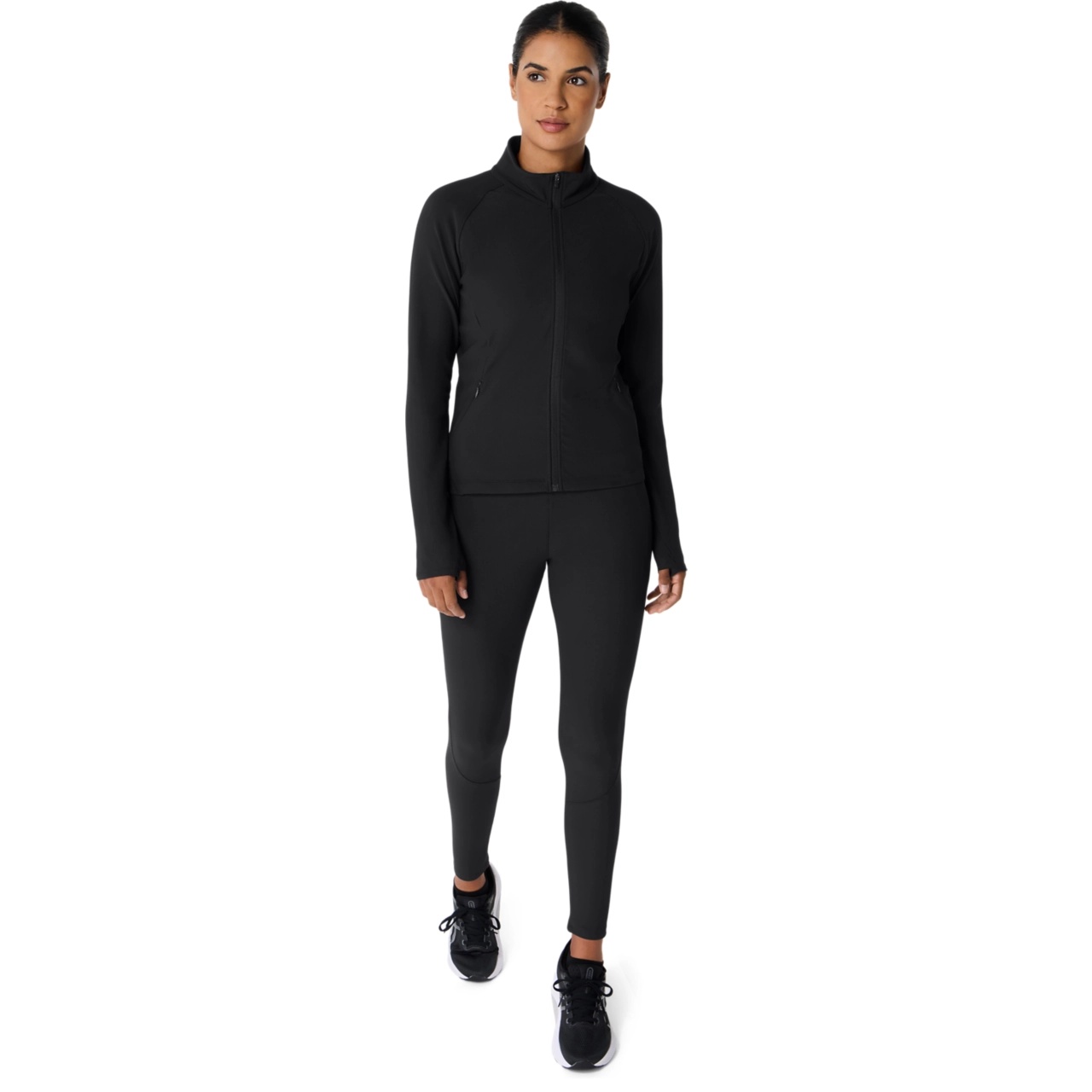 WOMEN'S RIB HIGH WAIST  7/8 TIGHT - 6
