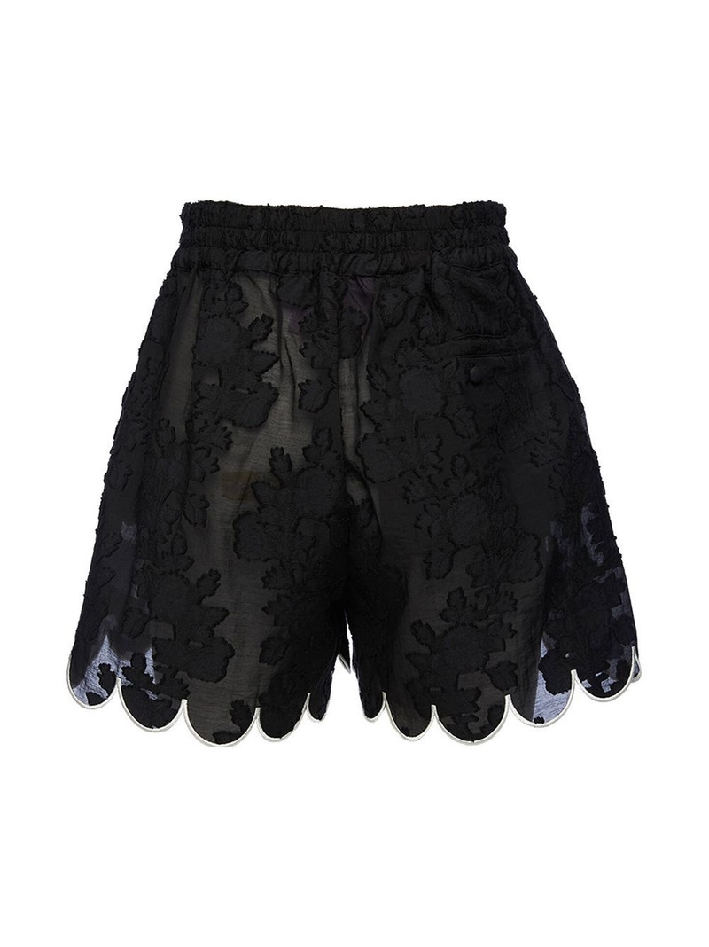 floral jacquard shorts 5