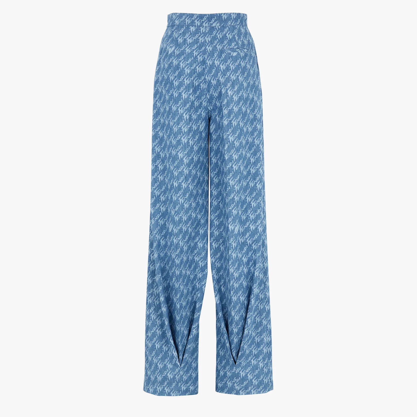 Light blue chambray pants - 2