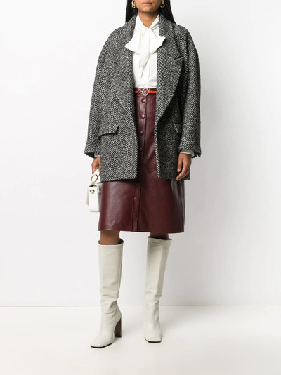 Ports 1961 open front wool coat outlook