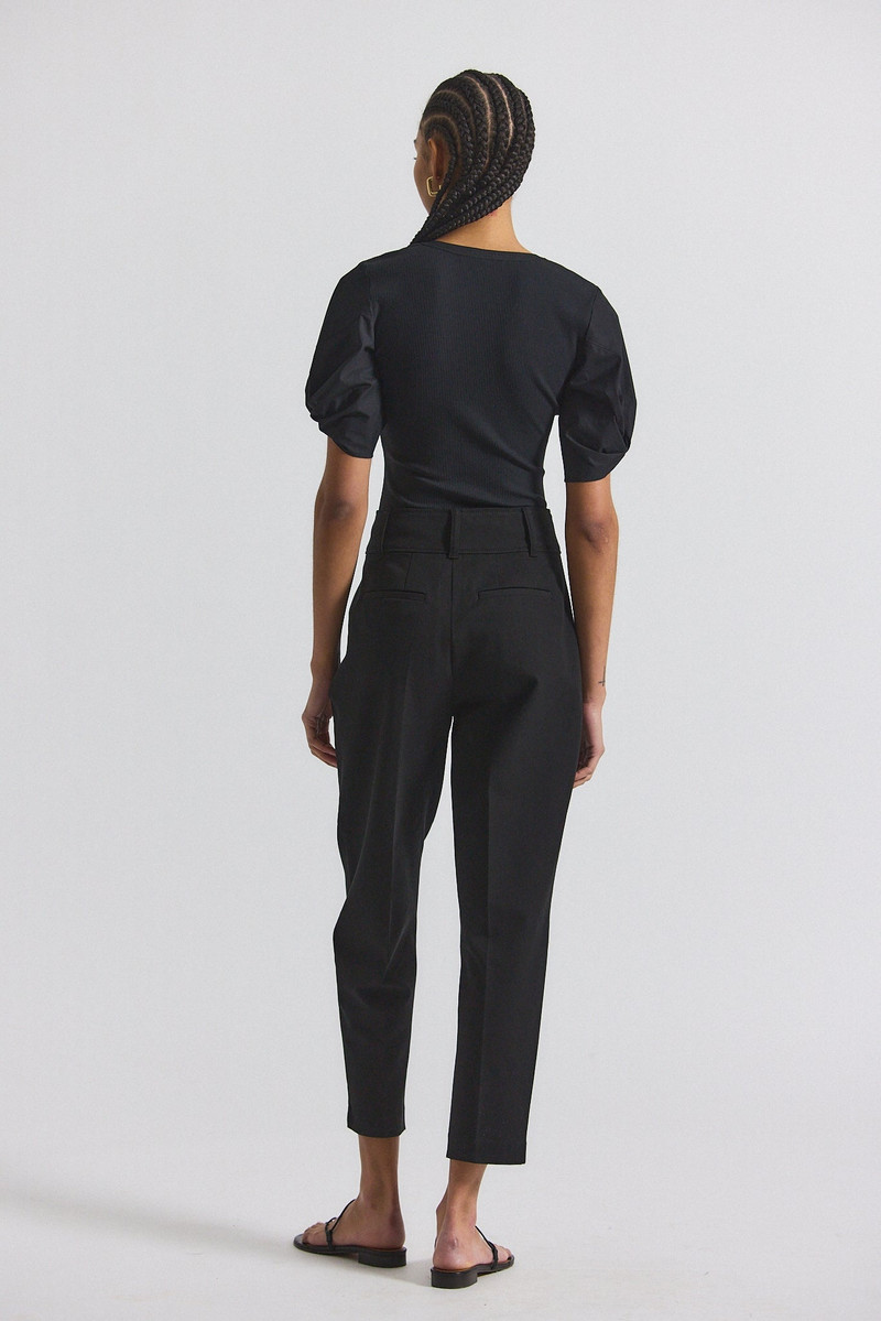 DEREK LAM 10 CROSBY LEONIE PLEATED TAPERED PANT outlook