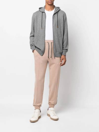 Brunello Cucinelli drawstring-waist track pants outlook