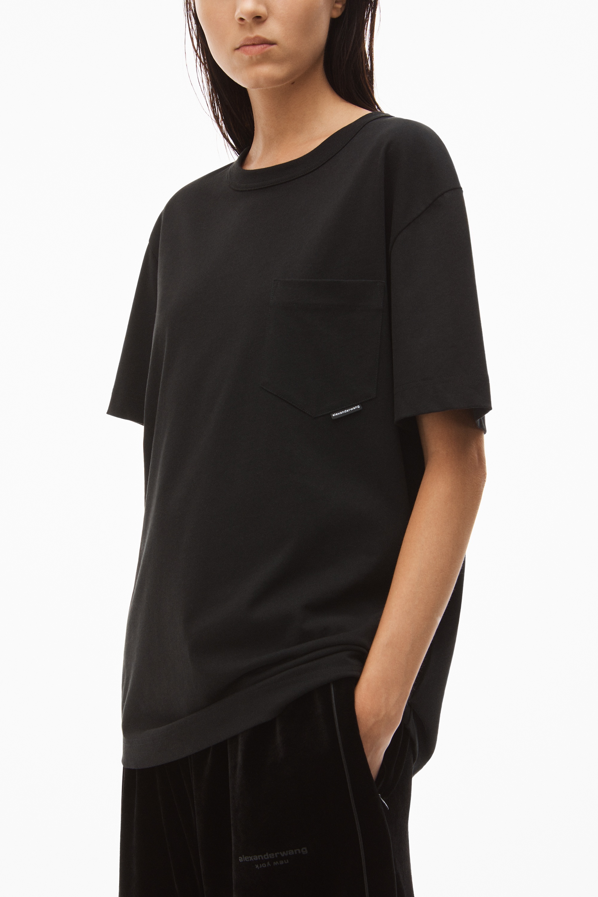 POCKET TEE IN HIGH TWIST JERSEY - 3