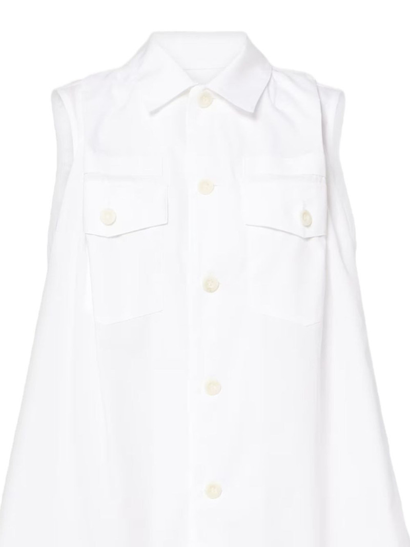 sacai sleeveless pocket mini dress outlook