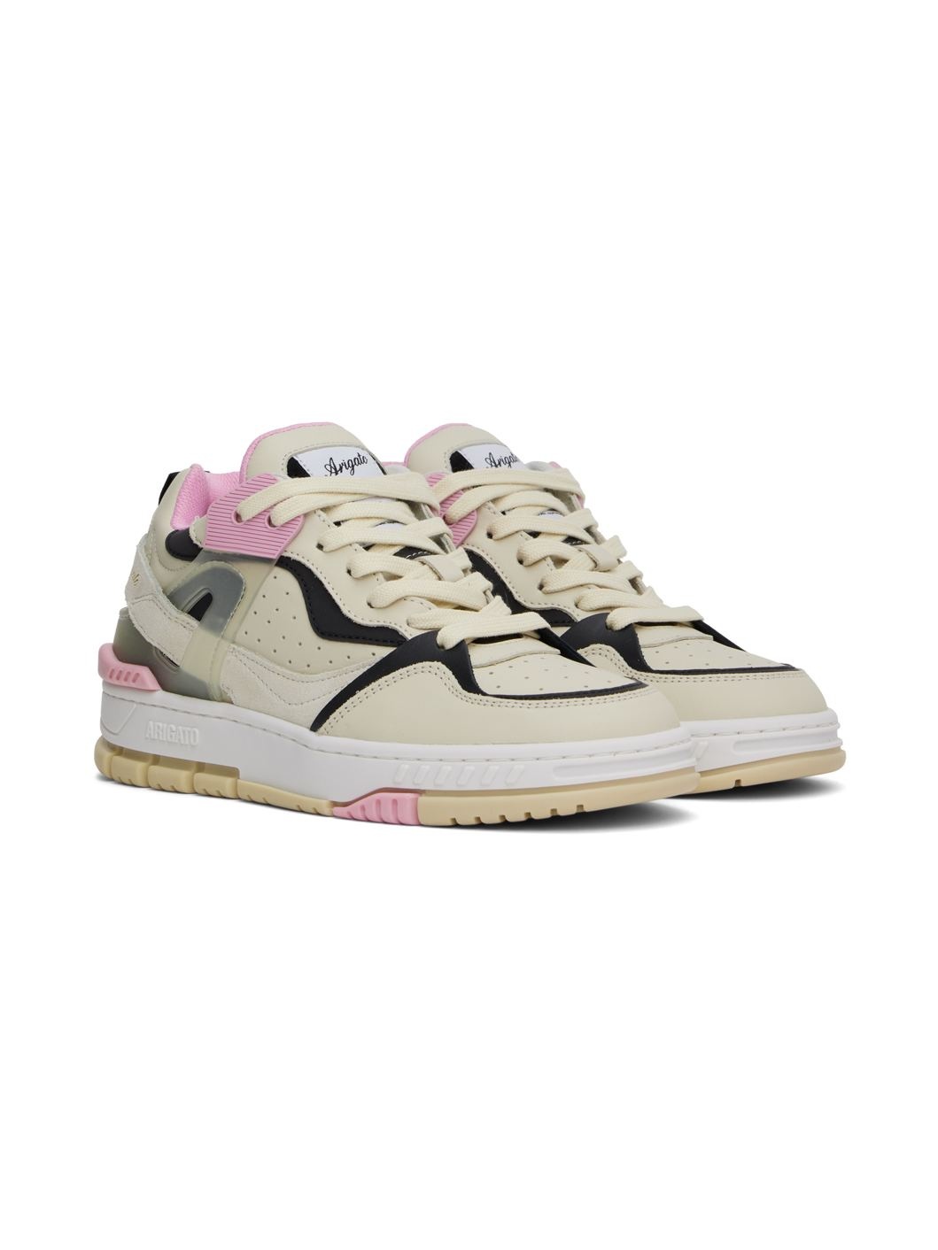 Beige & Pink Astro Sneakers - 4