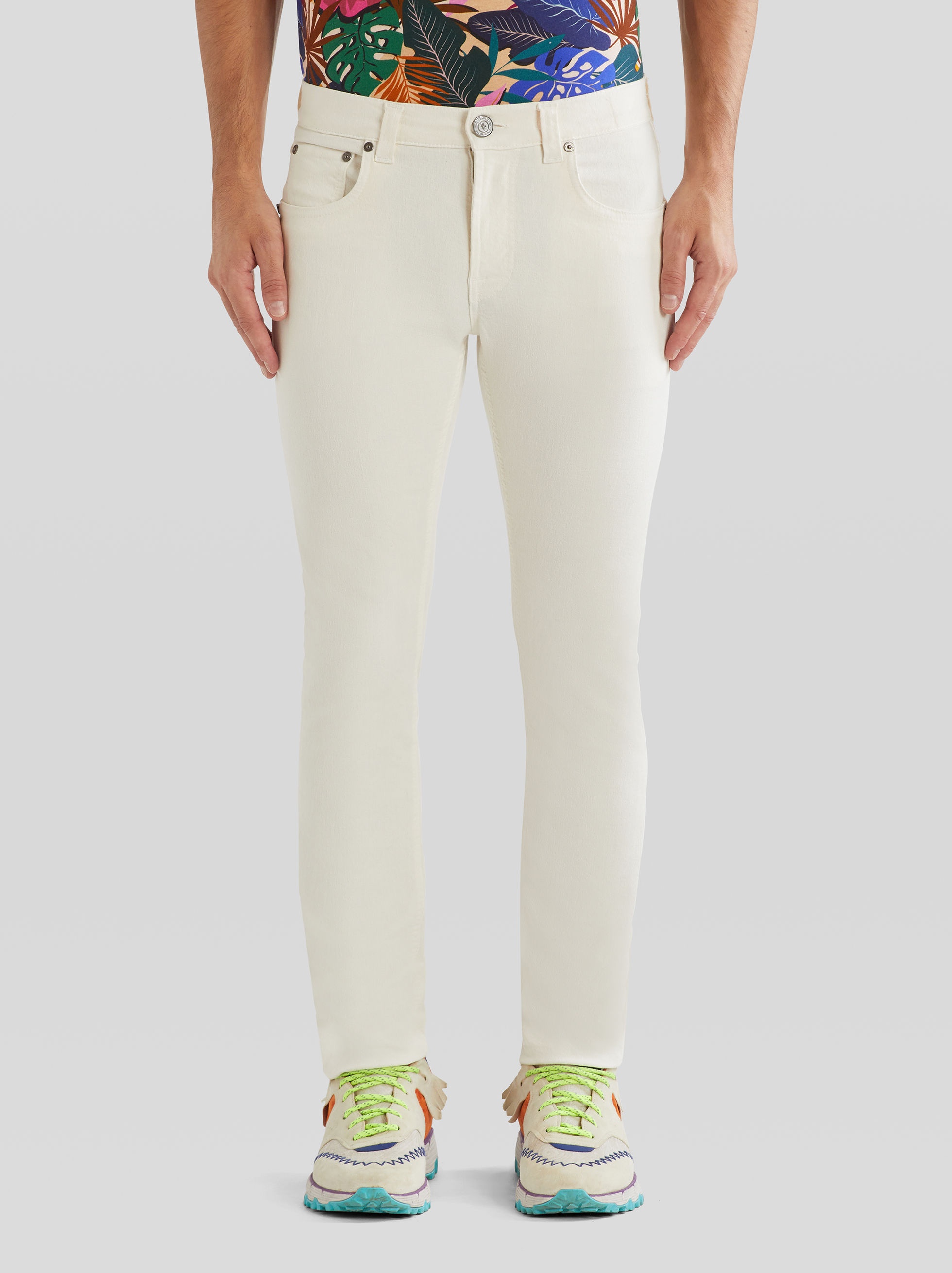 PAISLEY JACQUARD JEANS - 2