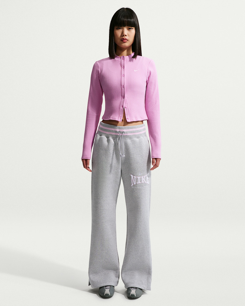 Nike Sportswear Phoenix Fleece Women's High-Waisted Wide-Leg Pants 1