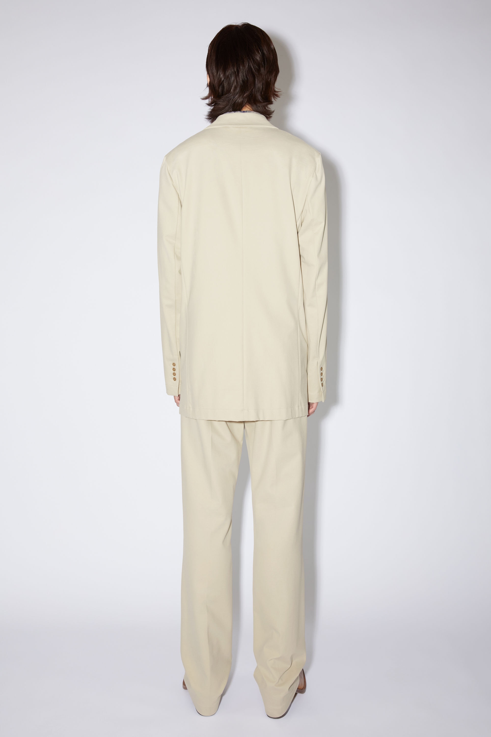 Single-breasted suit jacket - Clay beige - 3