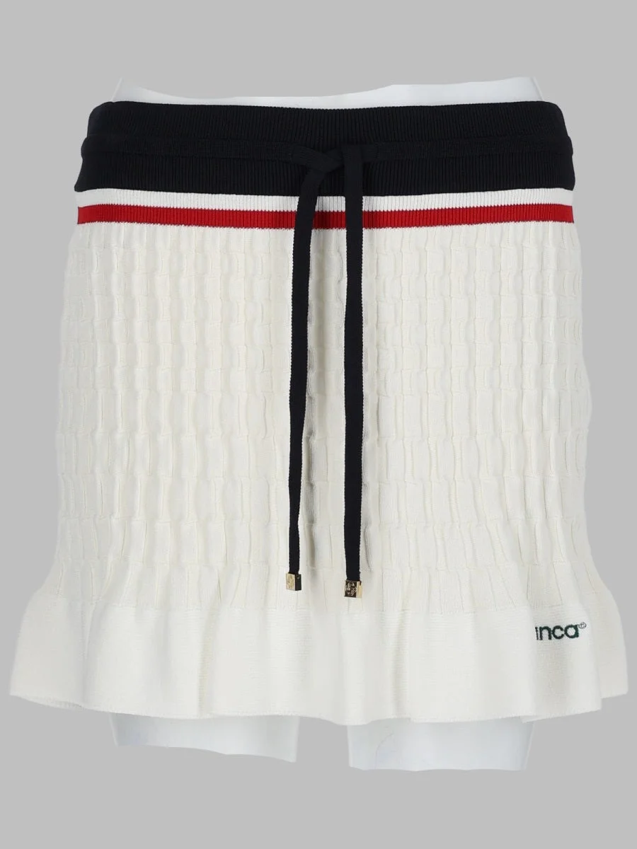 Casablanca Women Minigonna Da Tennis In Maglia - 1