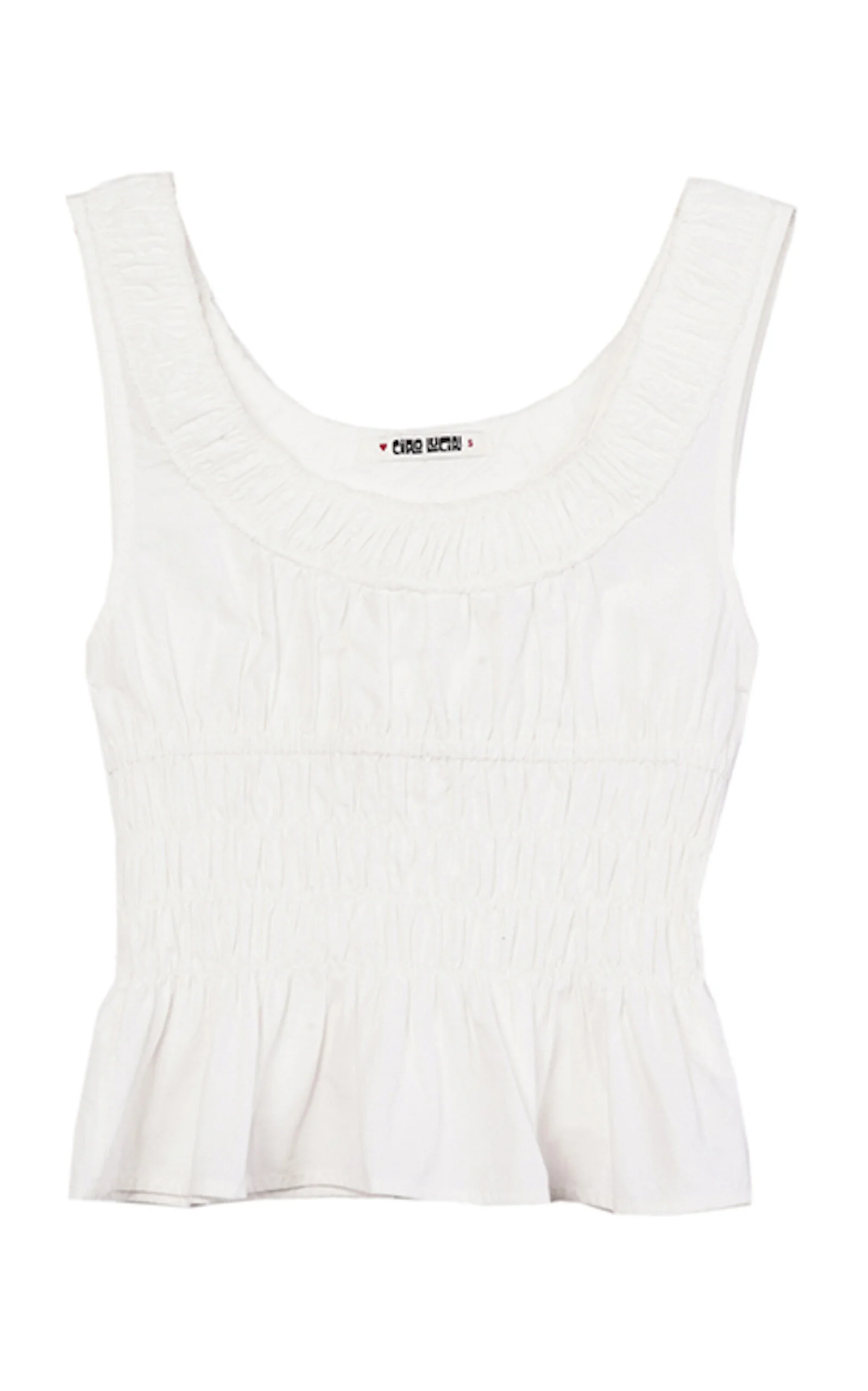 Louisa Cotton Top white - 1