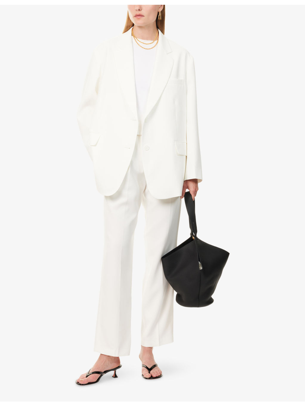 Bea Single-Breasted Stretch-Woven Blazer - 2