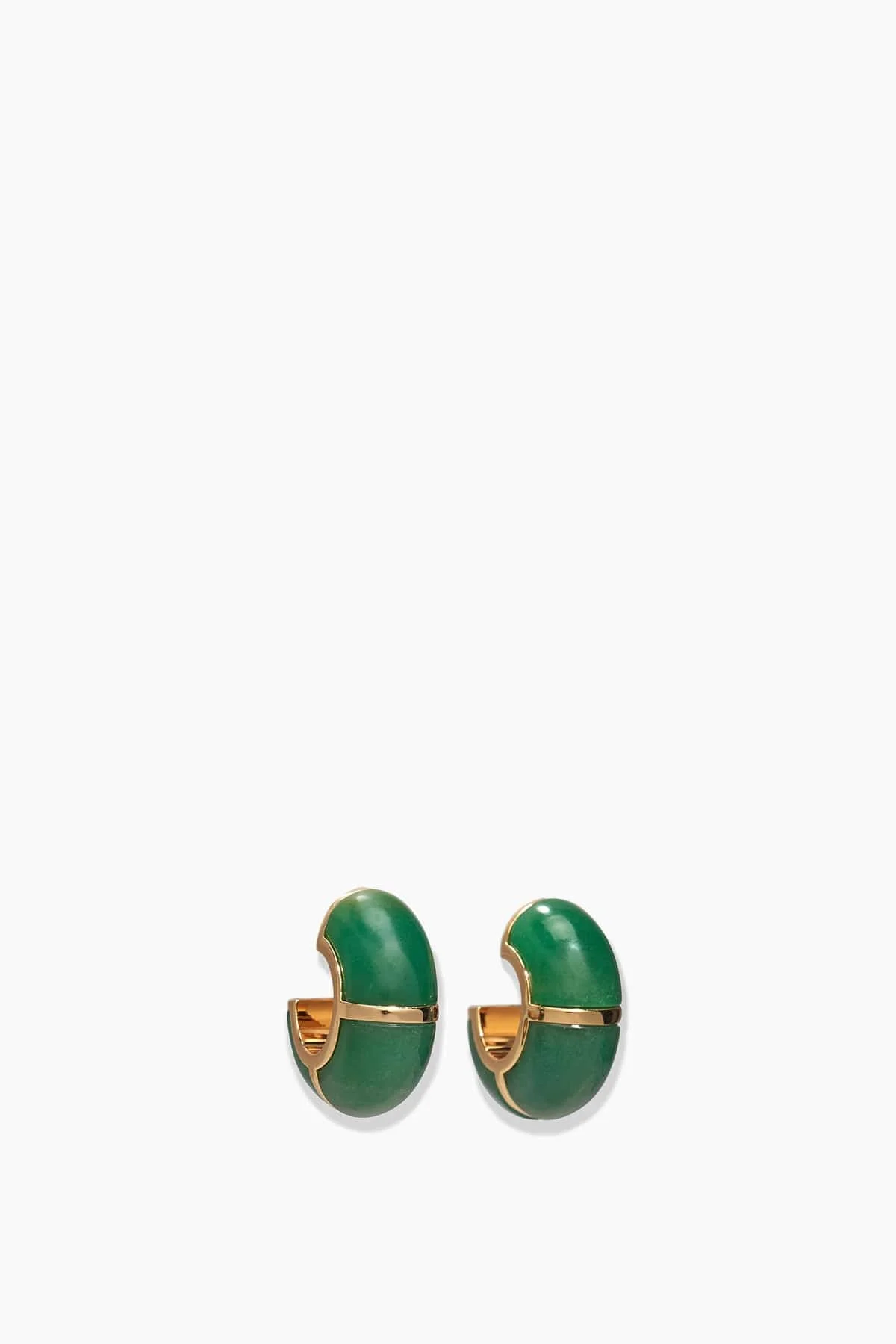 Zellige Hoops in Jade Green - 1