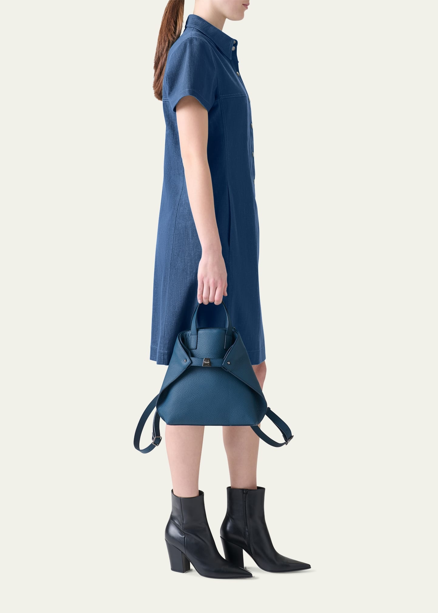 Ai Small Leather Backpack - 2