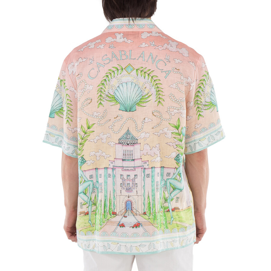 Casablanca Men's Vase Linen Shirt - 3