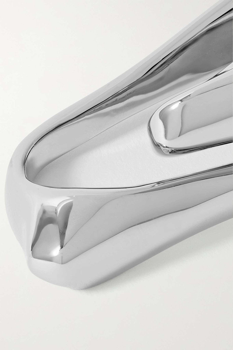 Gaze silver-tone ring 4