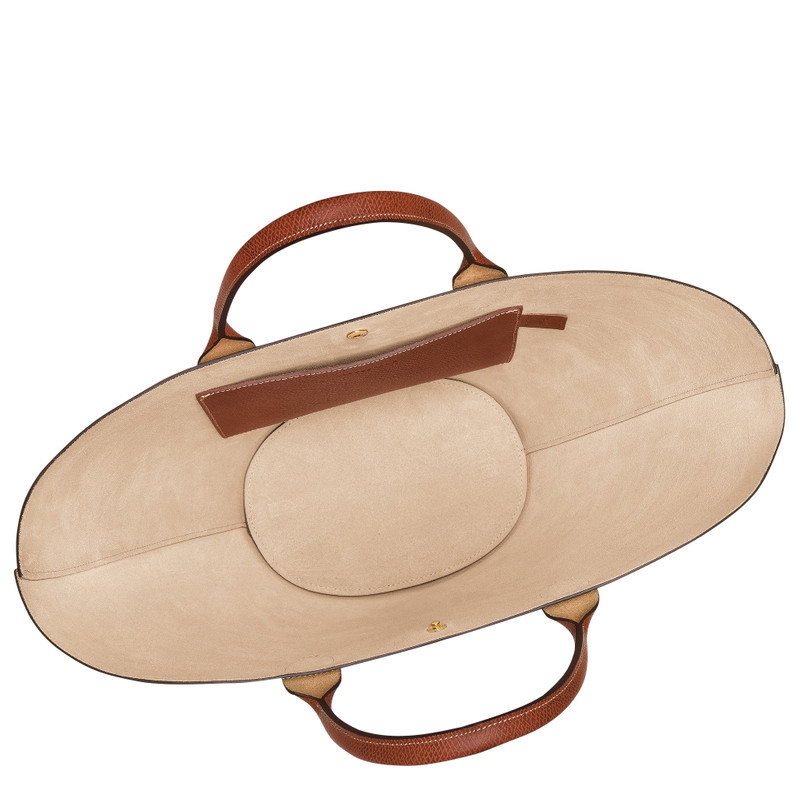 Épure XL Tote bag Brown - Leather 5