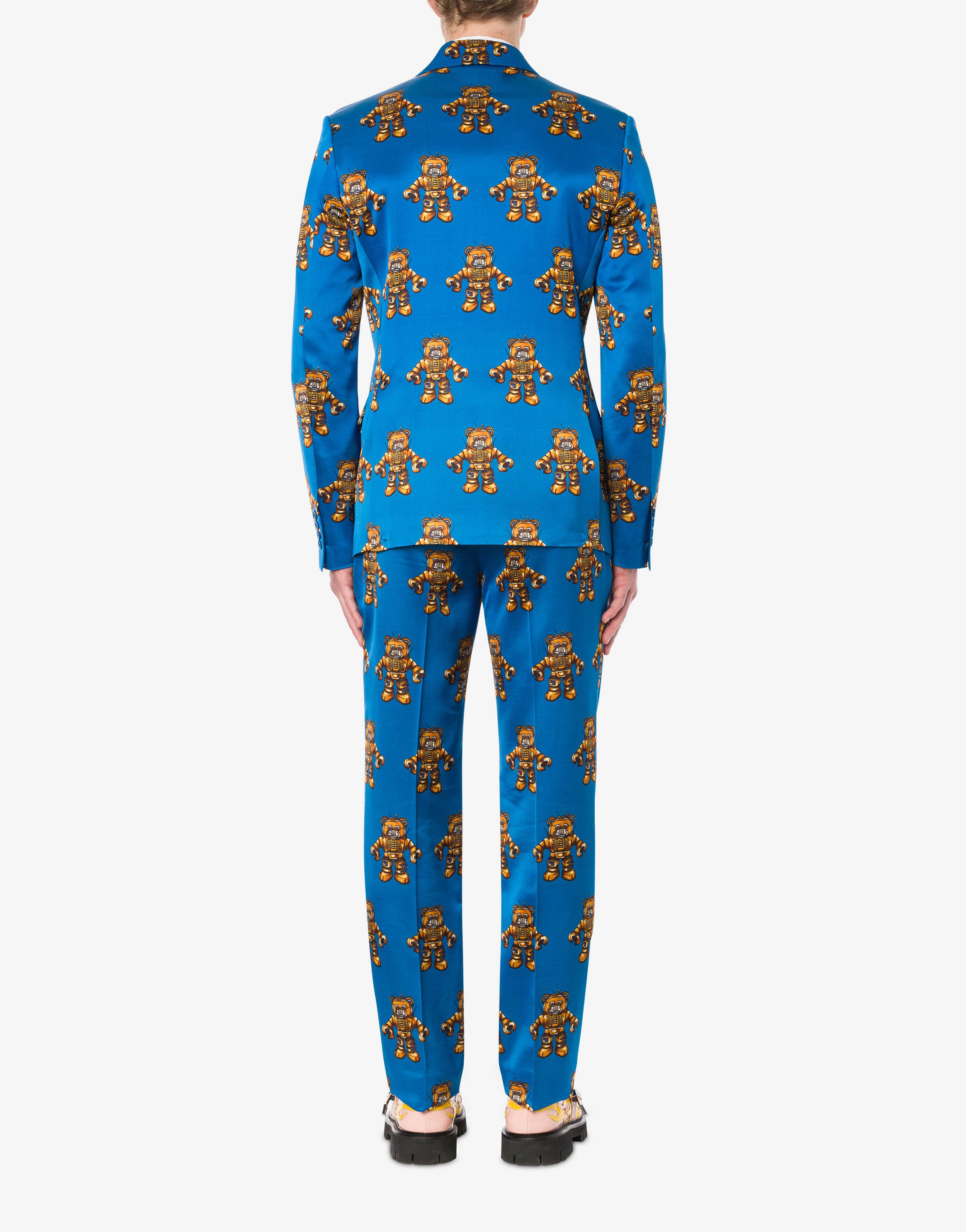 ROBOT BEAR VISCOSE AND WOOL JACKET - 3