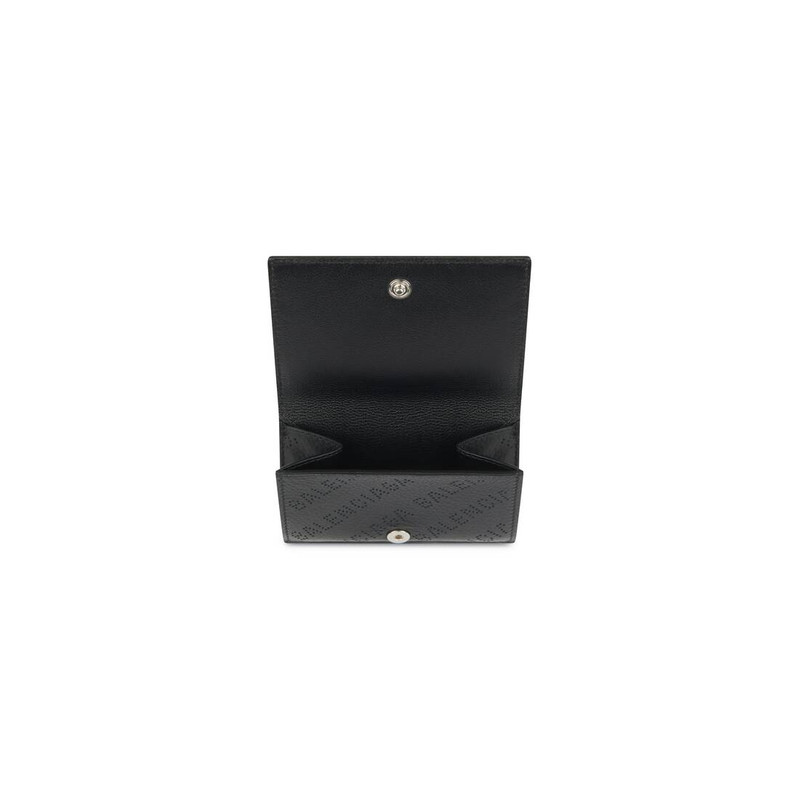 Men's Cash Mini Wallet in Black 2