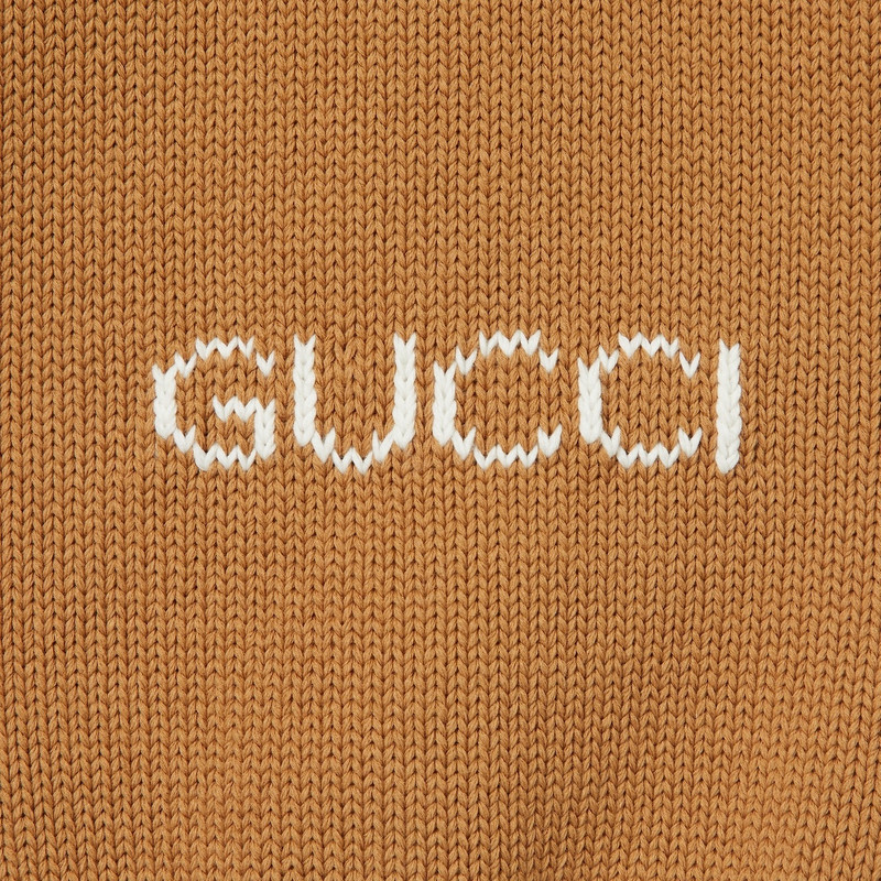 Cotton sweater with Gucci intarsia 7