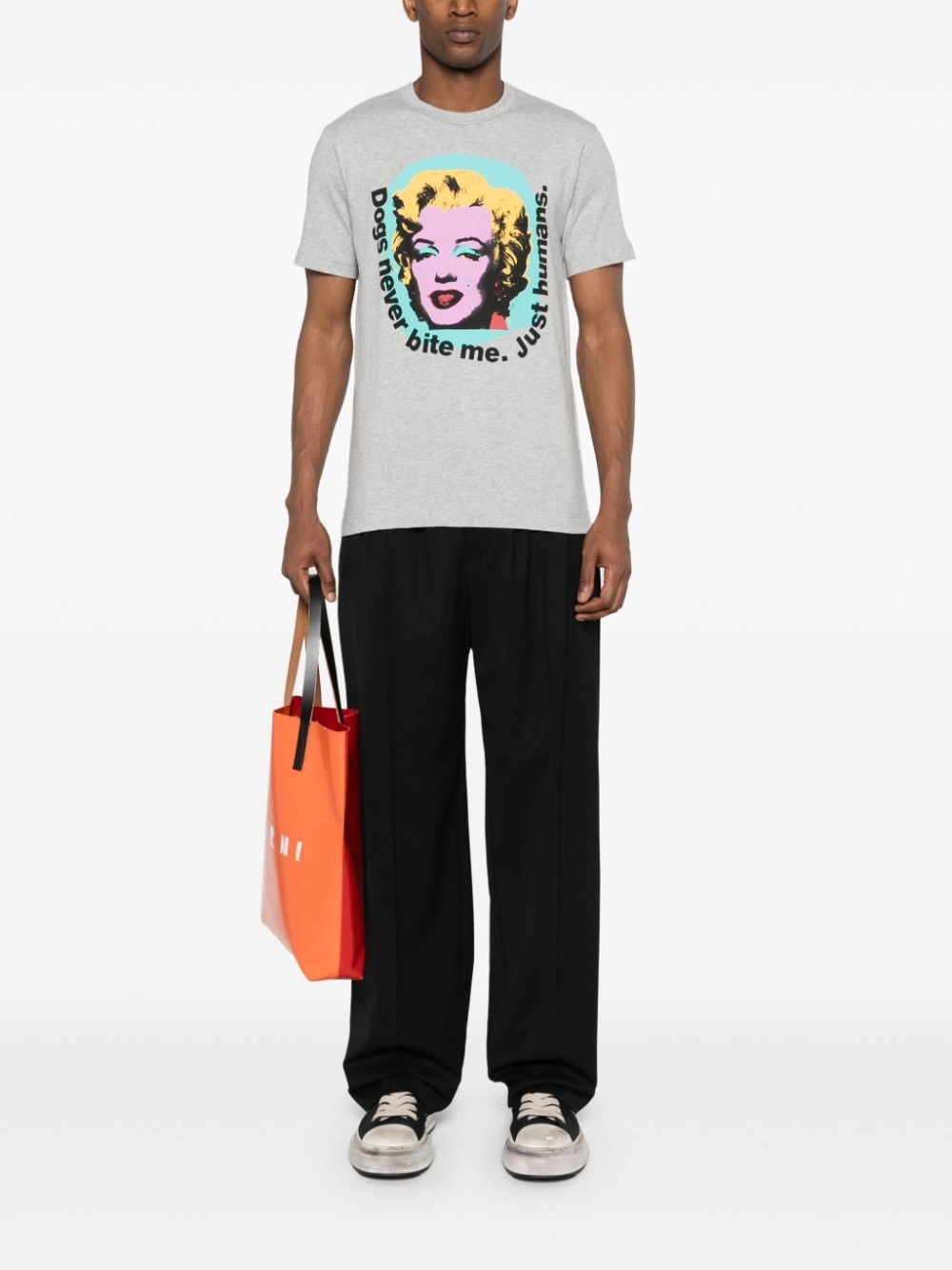 graphic-print cotton T-shirt - 2