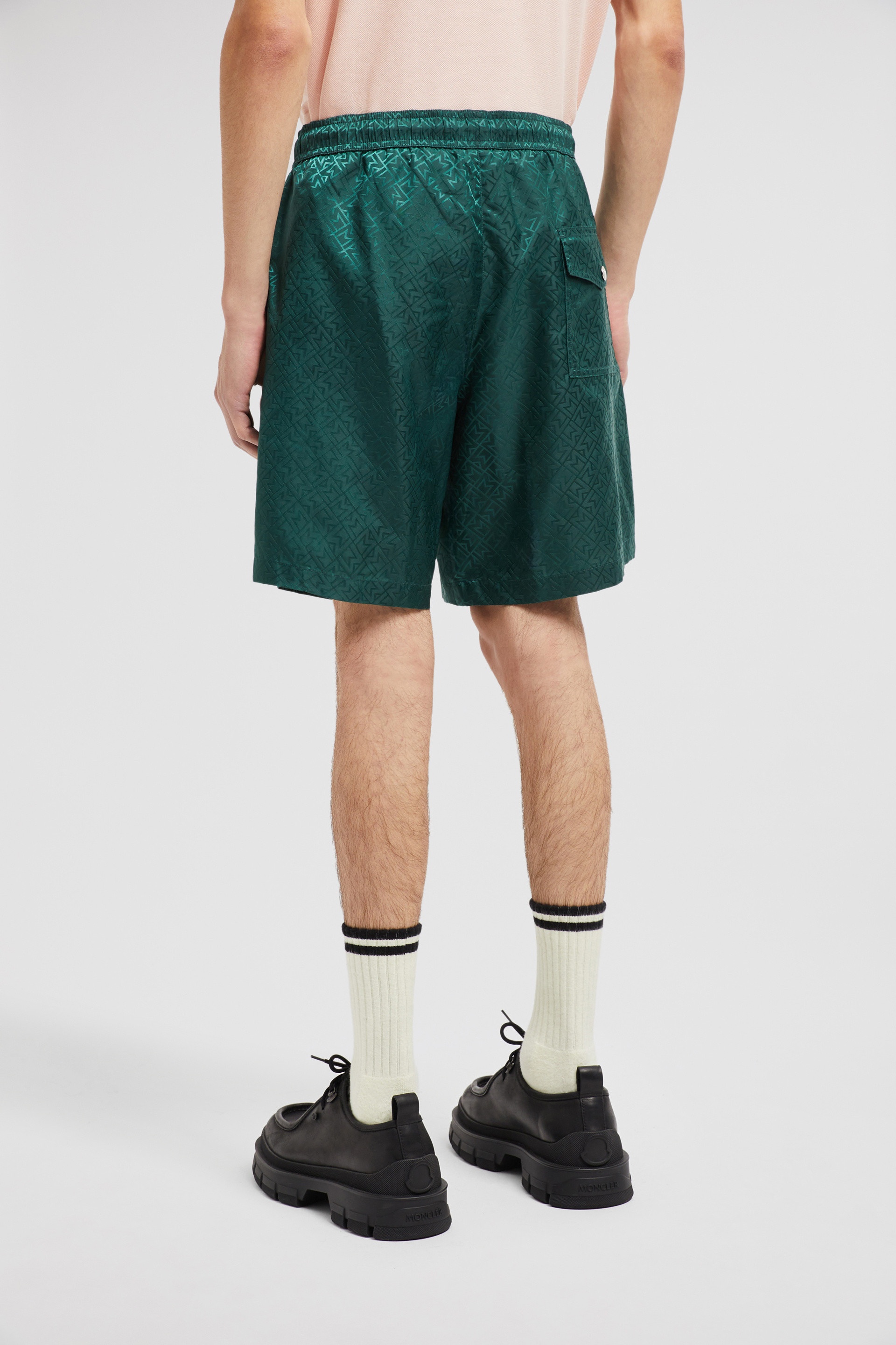 Monogram Jacquard Swim Shorts - 5
