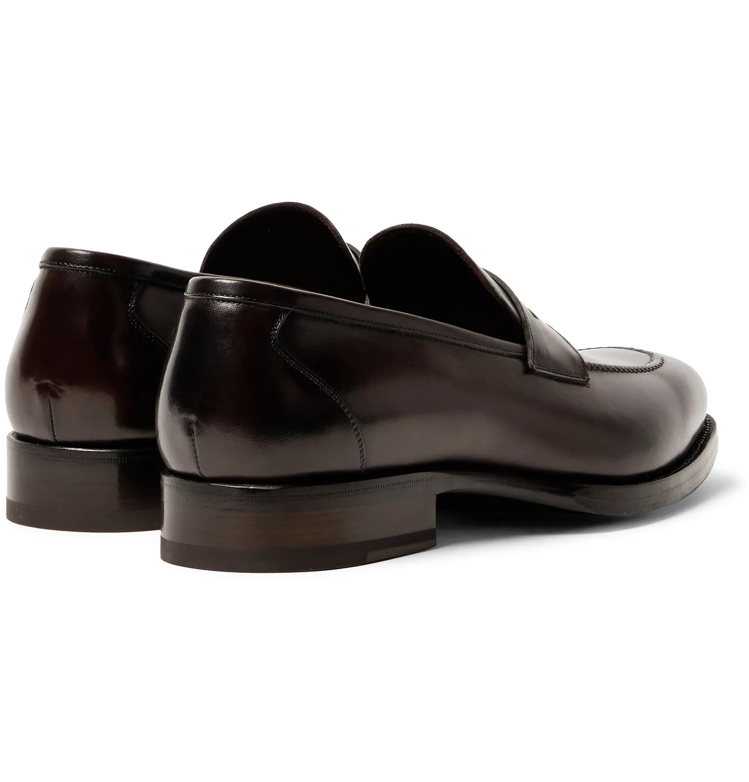 Wessex Polished-Leather Penny Loafers - 6